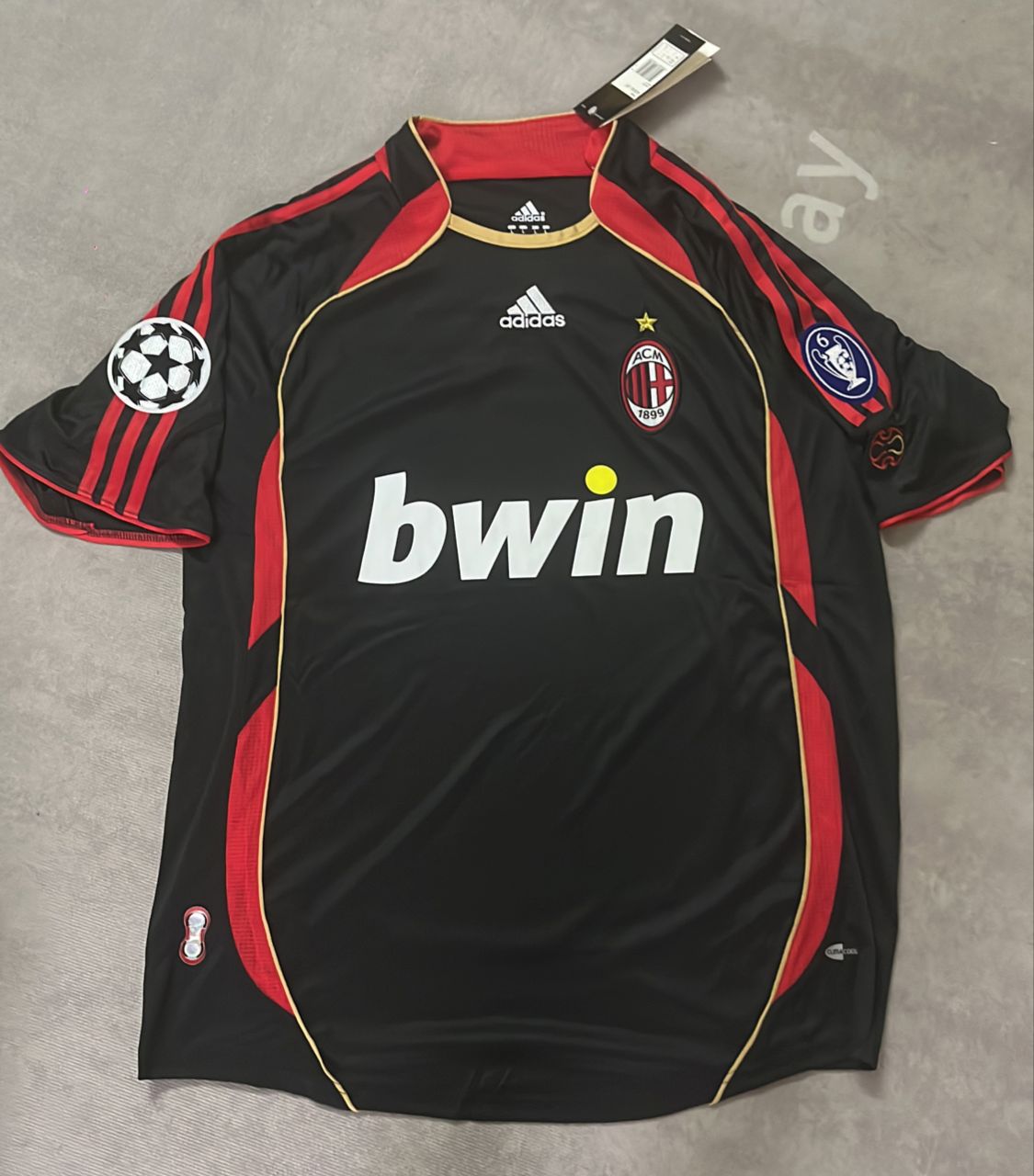 Gennaro Gattuso AC Milan Black Retro Jersey