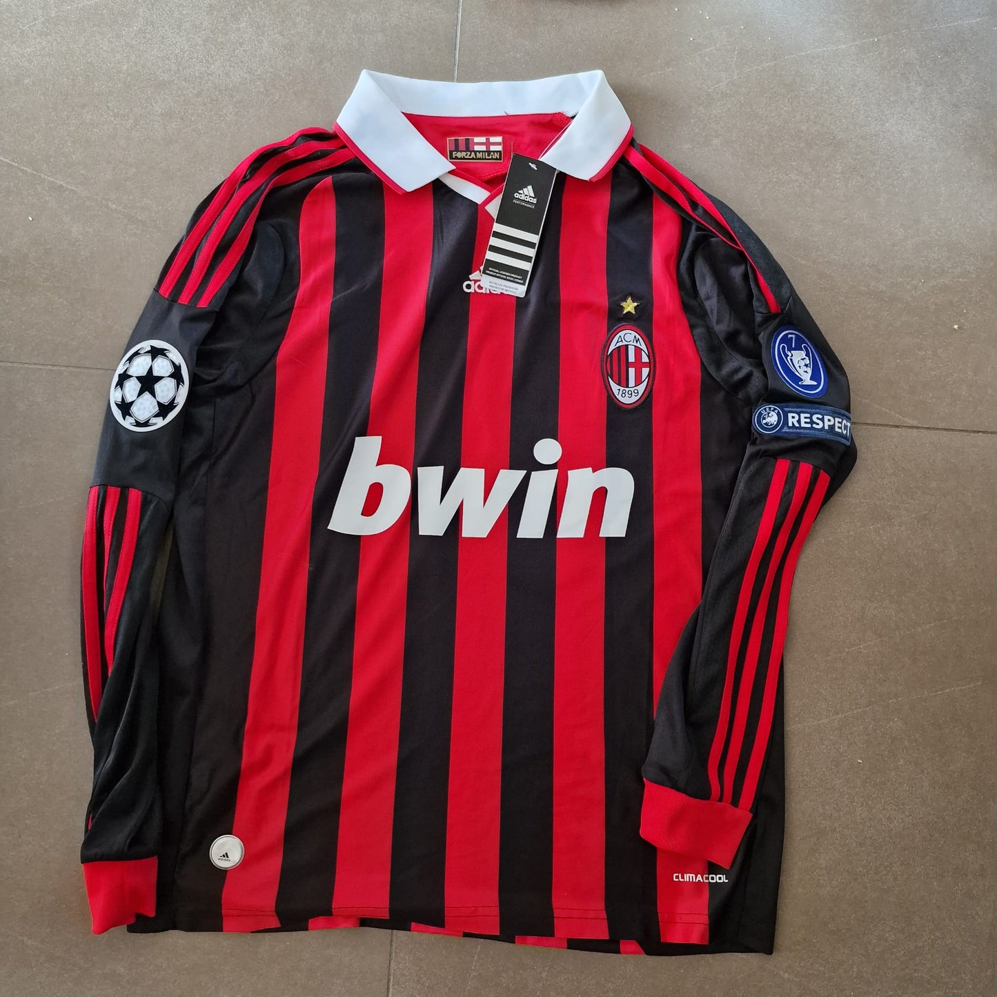 Ronaldinho AC Milan 2010-2011 Season Retro Jersey Maillot Trikot Maglia