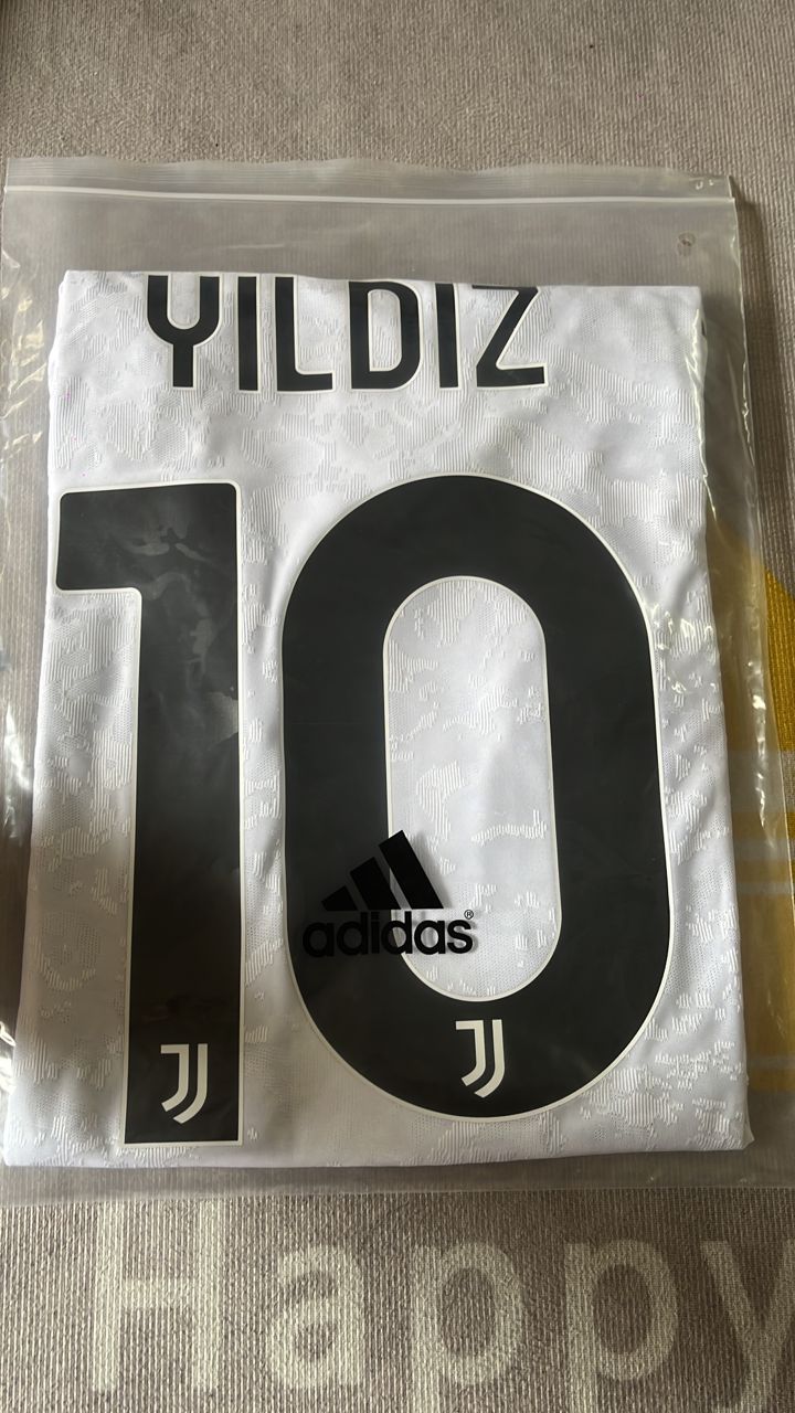 Kenan Yildiz Juventus 2025 New Season Football Jersey Maillot Camiseta Maglia