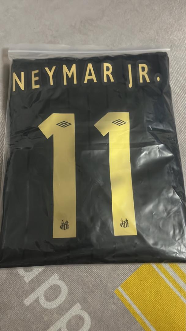 Neymar JR Santos FC Charlie Brown White Retro Football Jersey