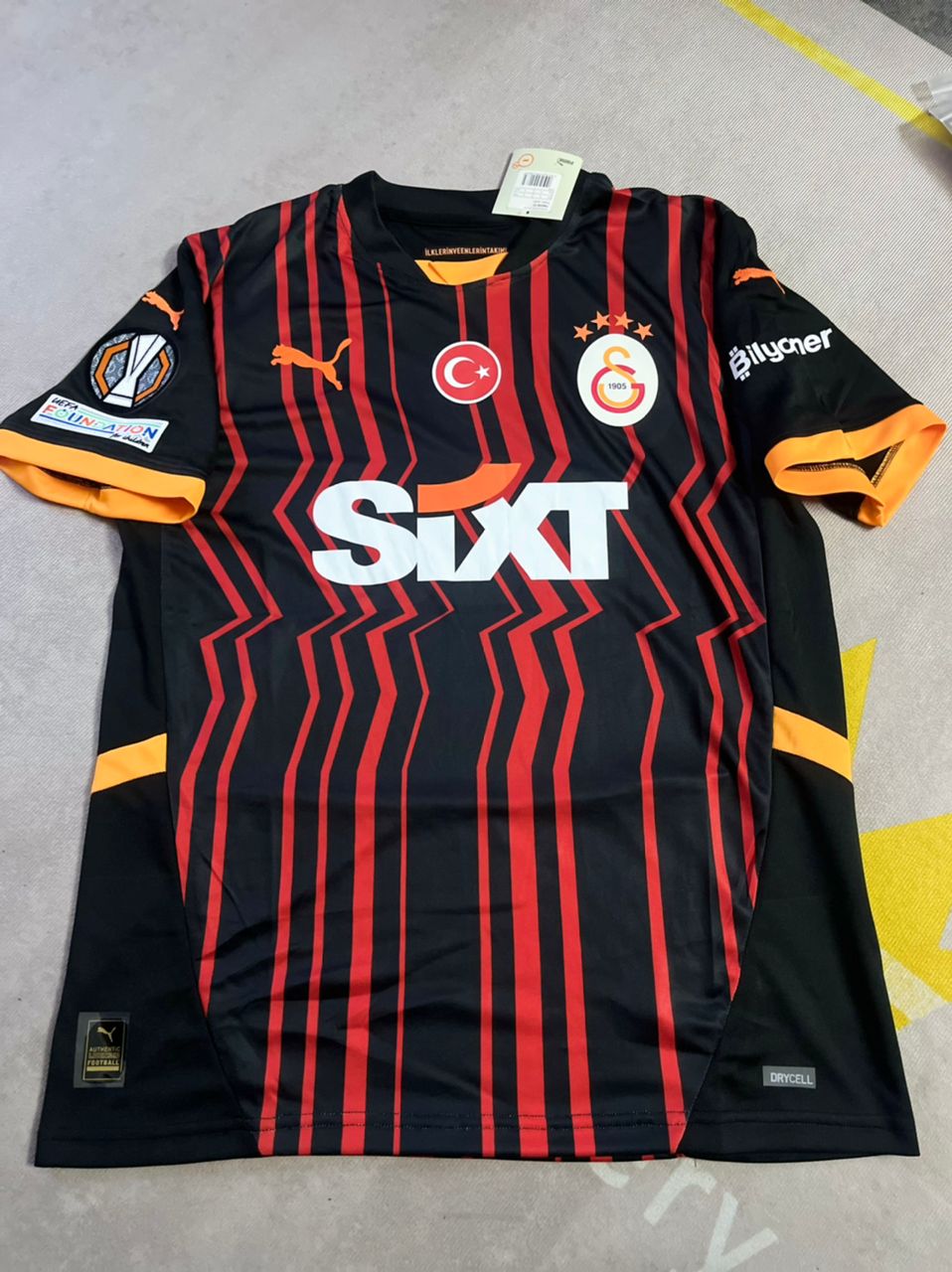 Galatasaray 2024 2025 Black Siyah New Season Third Jersey Forma