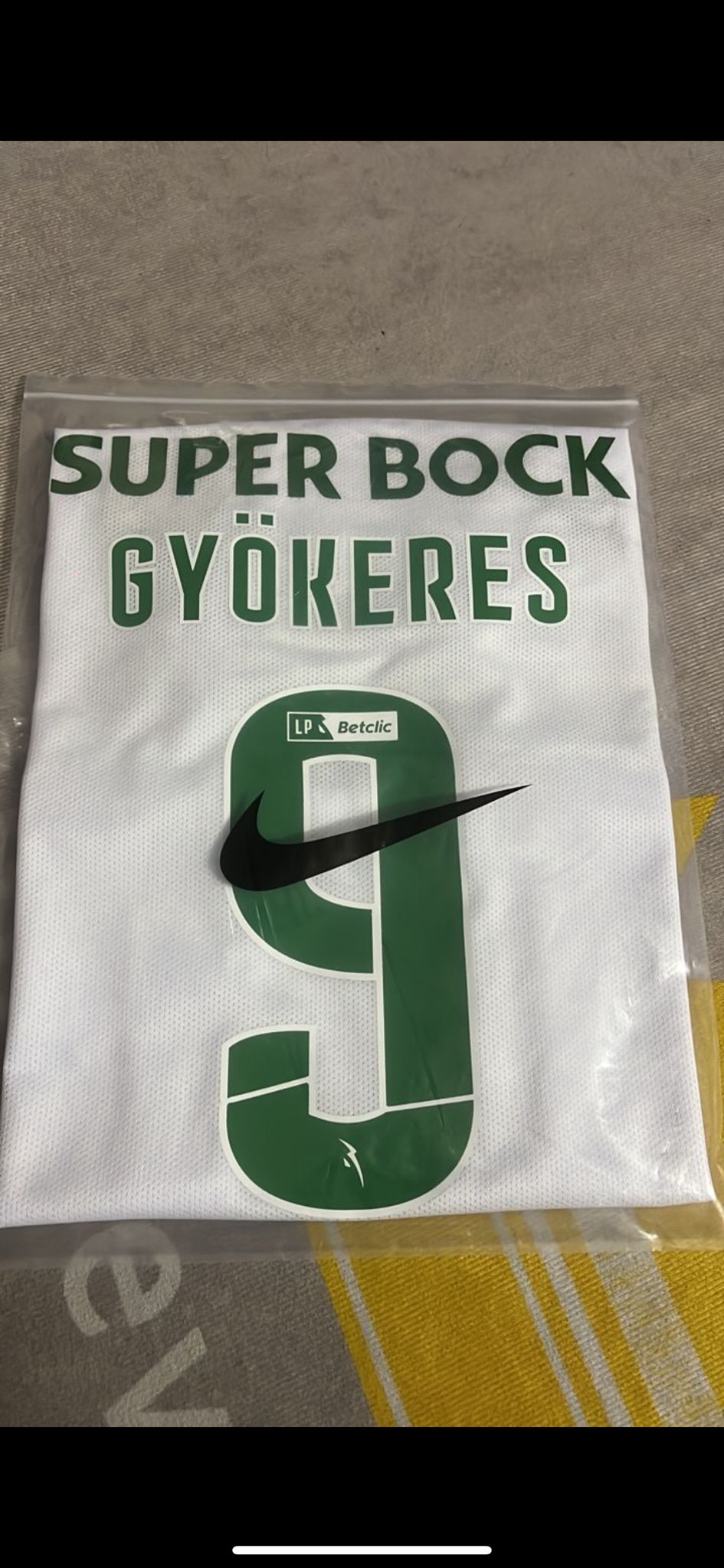 Viktor Gyökeres Sporting Lisbon Football Jersey