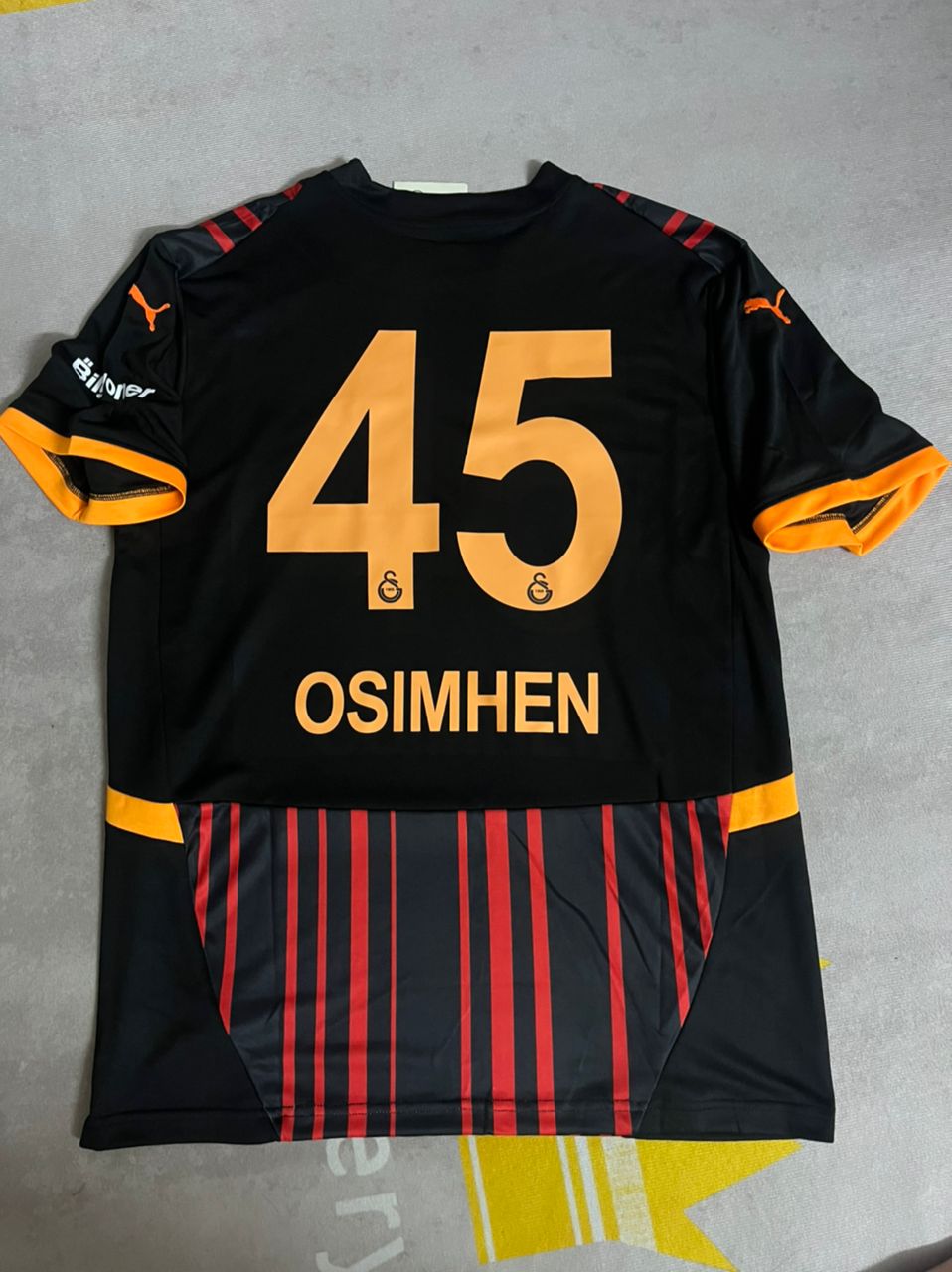 Galatasaray 2024 2025 Black Siyah New Season Third Jersey Forma