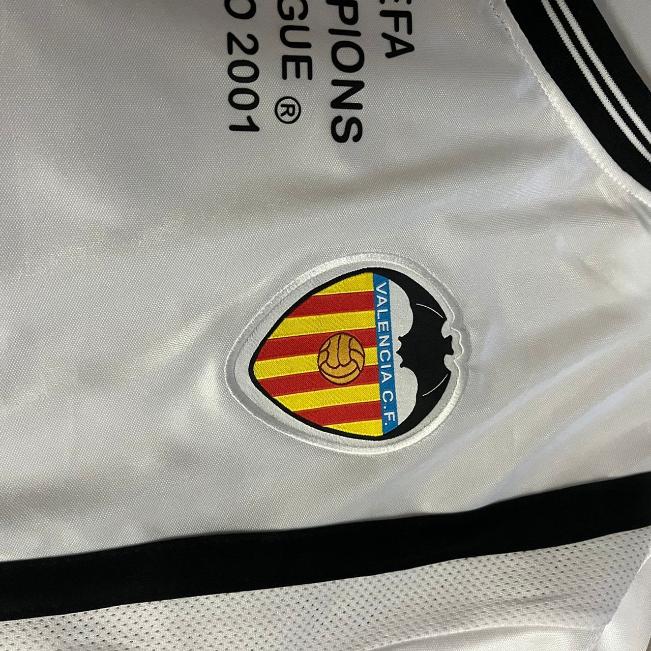 Pablo Aimar Valencia 2001 Milano Champions Final Retro Football Jersey