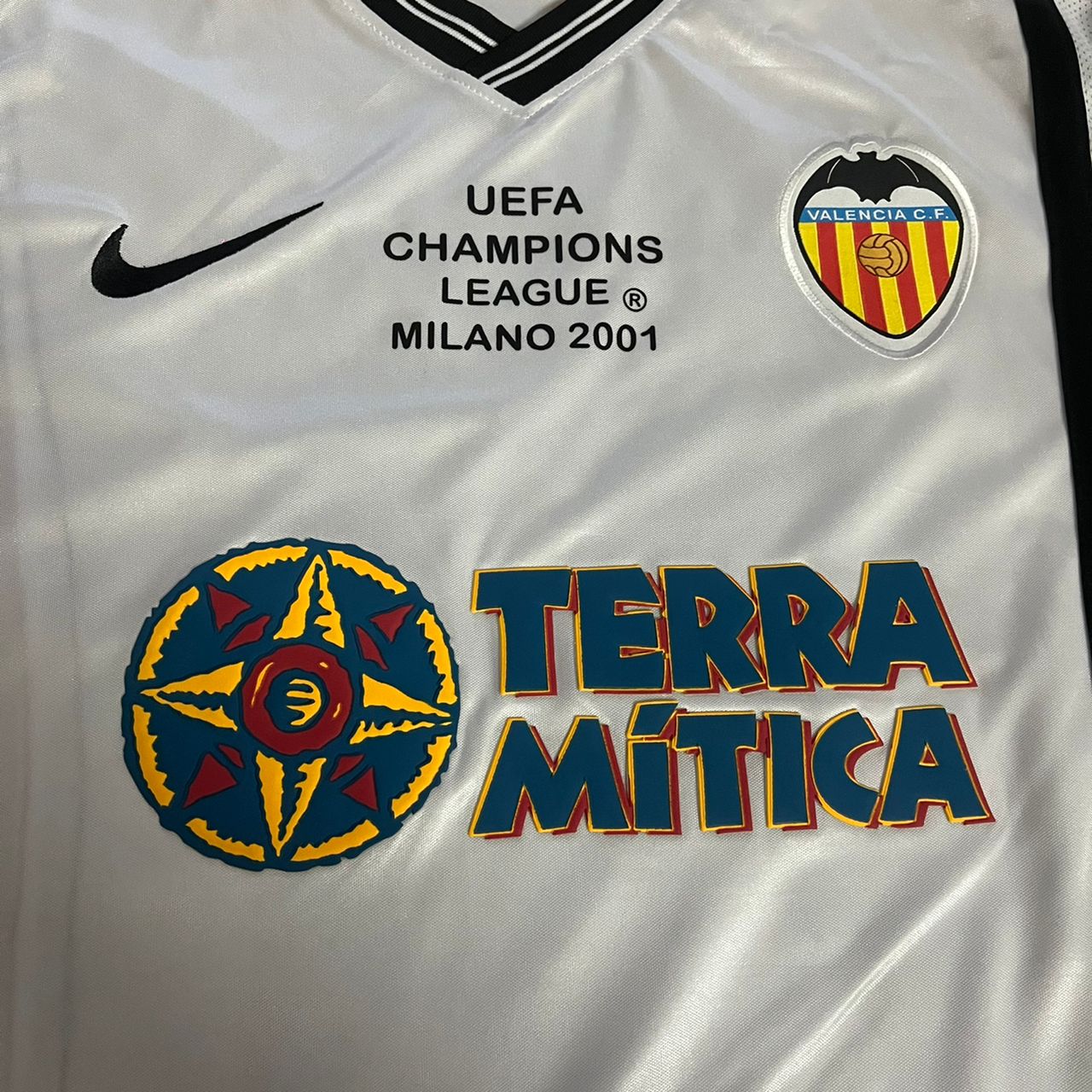 Maillot FC Valence 2000 2001 domicile Mendieta - Vêtements Maillot FC Valence 2000 2001 domicile Mendieta - Vêtements
