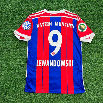Robert Lewandowski Bayern Munich 2014-2015 Trikot Kit Jersey Soccer Shirt
