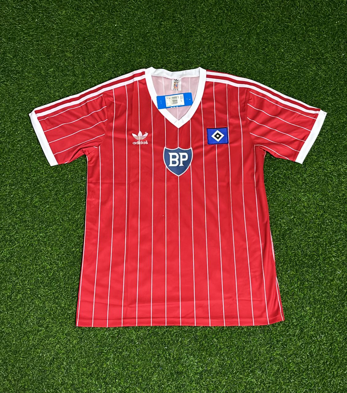 Hamburger SV Retro Heimtrikot 1984 Rot Fußball Trikot Hamburg Retro