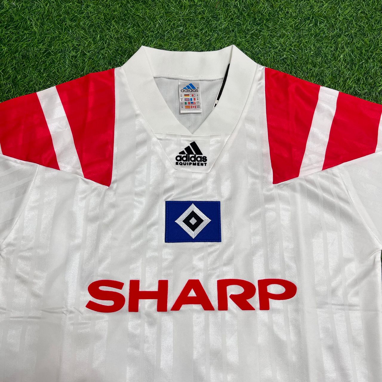 HSV 1992/93 Rotes Heimtrikot Fußball Trikot Hamburger SV Retro Trikot