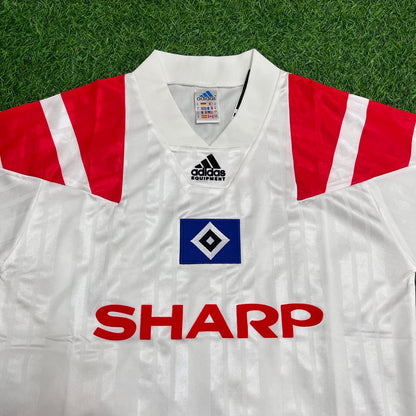 HSV 1992/93 Rotes Heimtrikot Fußball Trikot Hamburger SV Retro Trikot