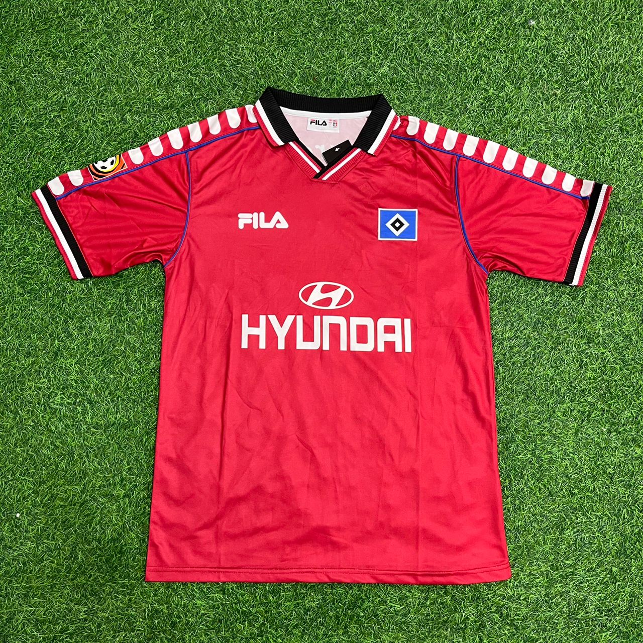 HSV 2000 Rotes Heimtrikot Fußball Trikot Hamburger SV Retro jersey