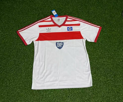 Hamburger SV Retro Heimtrikot 1983 Weiß Fußball Trikot