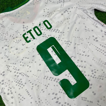 Samuel Eto'o Cameroon Home White Retro Football Jersey