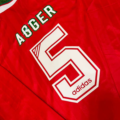 Daniel Agger Liverpool 1993/1995 Home Long Sleeve Retro Kit Jersey Trikot Maillot