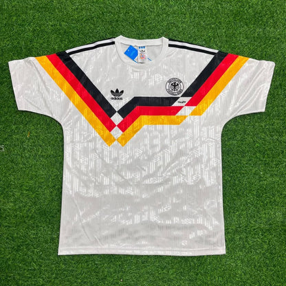 Uwe Seeler  Germany Deutschland Retro 1990 World Cup Jersey - Deutschland Retro-Trikot WM 1990 Soccer Shirt