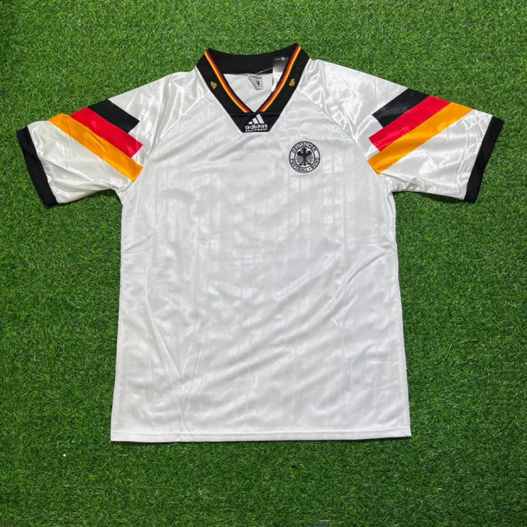 Maillot de football rétro Andreas Brehme Allemagne 1992