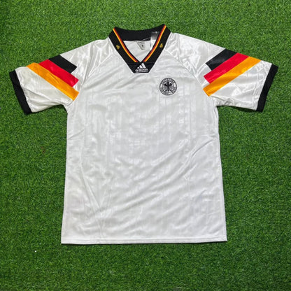 Maillot de football rétro Andreas Brehme Allemagne 1992