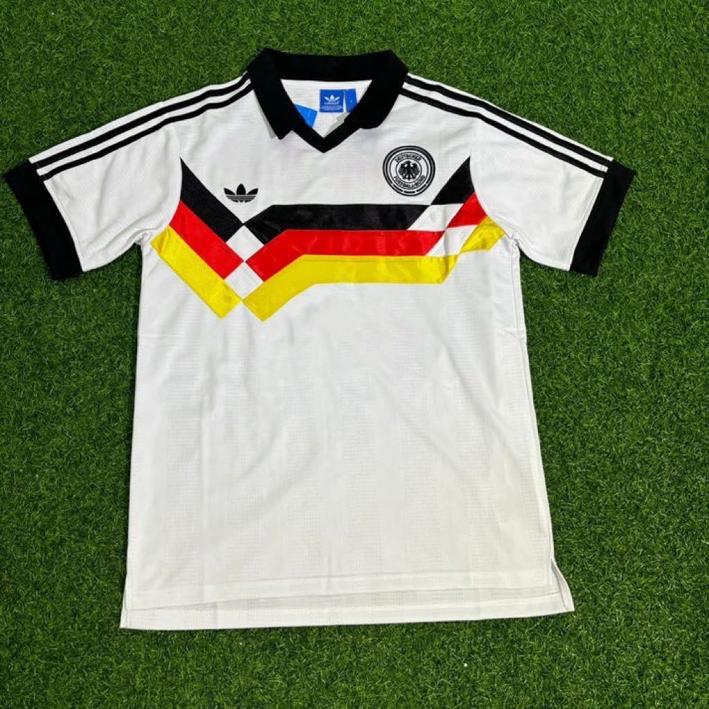 Fritz Walter Deutschland 1992 Retro Polo Fußballtrikot