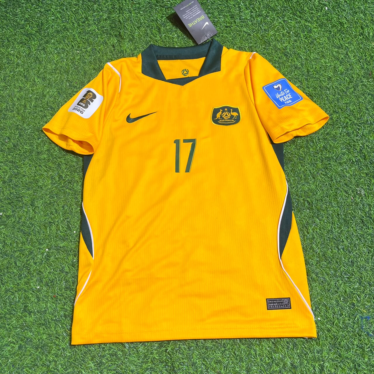 Nestory Irankunda Australia 2026 World Cup Kids Football Jersey