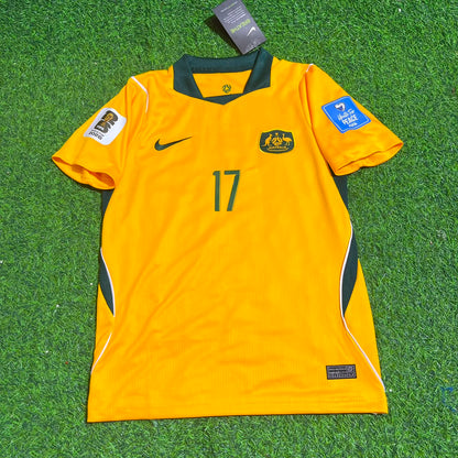 Nestory Irankunda Australia 2026 World Cup Kids Football Jersey
