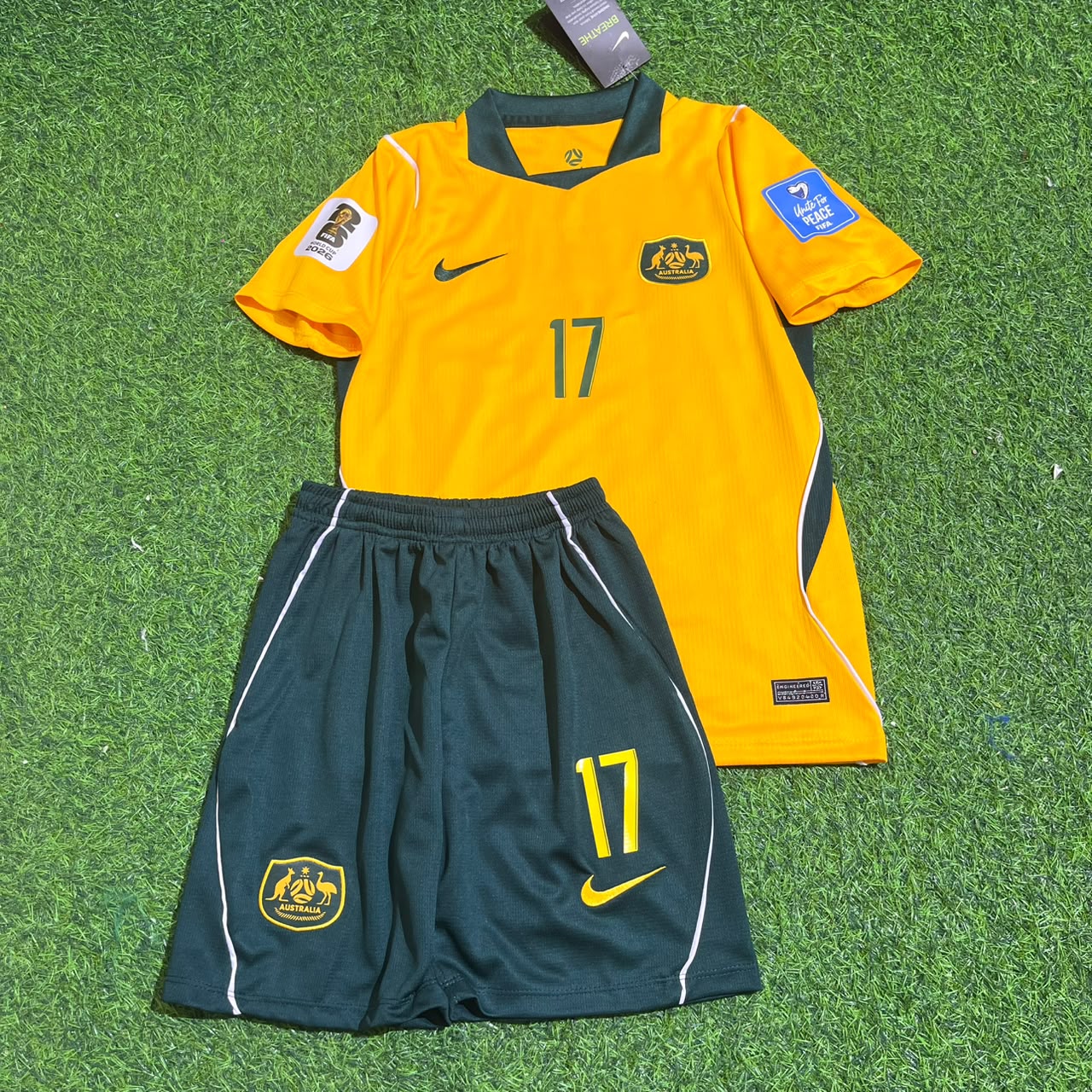 Nestory Irankunda Australia 2026 World Cup Kids Football Jersey