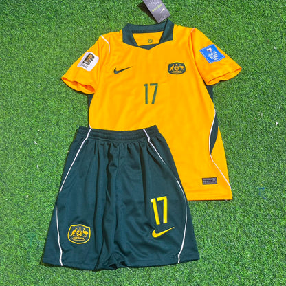 Nestory Irankunda Australia 2026 World Cup Kids Football Jersey