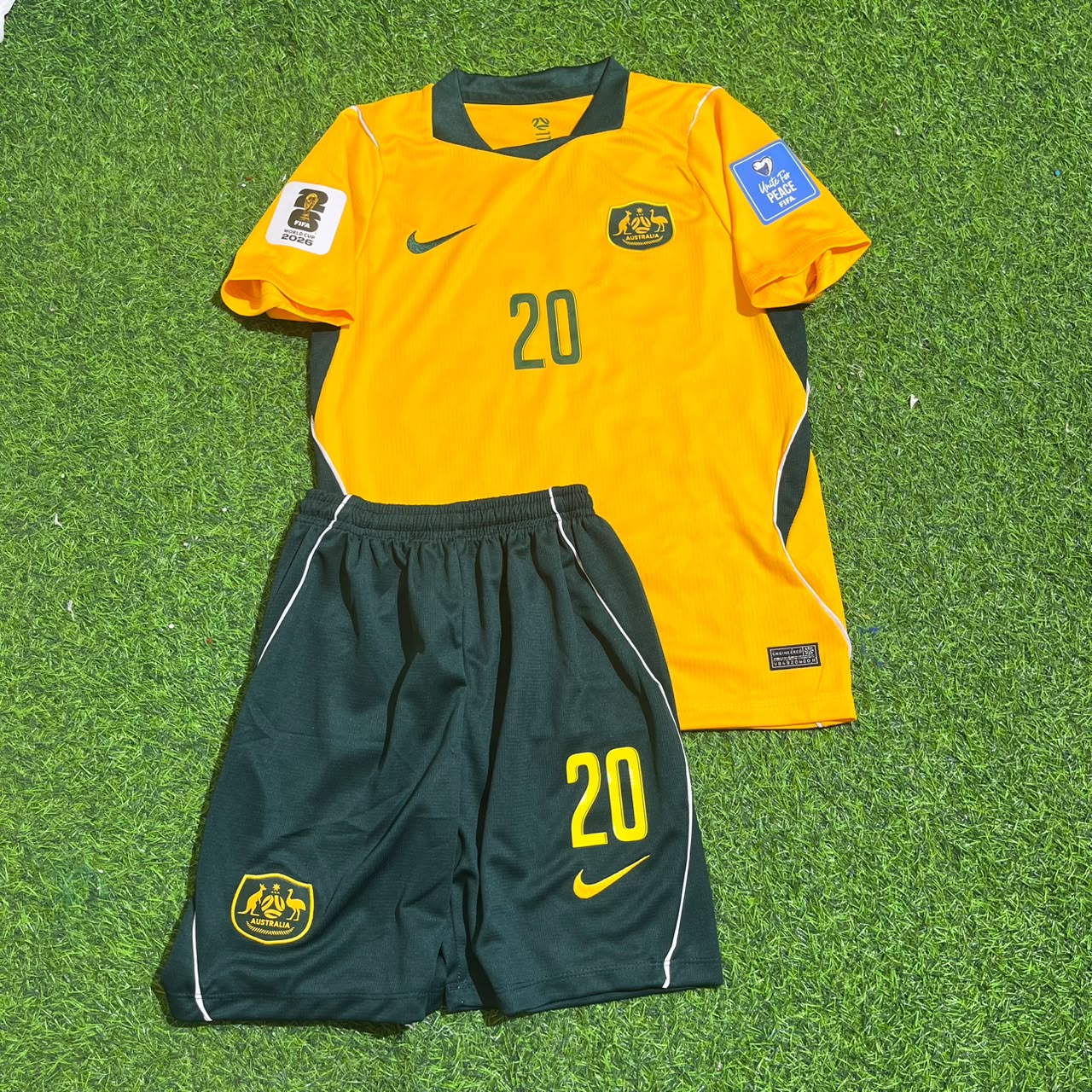 Cristian Volpato Australia 2026 World Cup Kids Football Jersey
