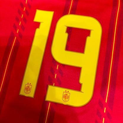 Lamine Yamal #19 Spain Two Star 2026 World Cup Champions Home Jersey Trikot Maillot