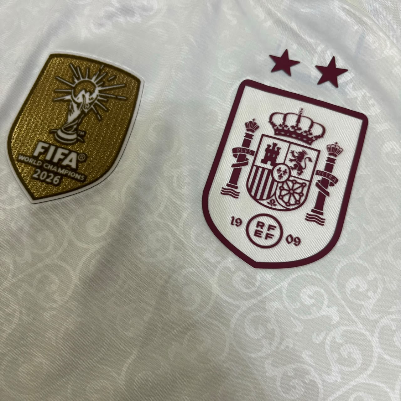 Lamine Yamal #19 Spain Two Star 2026 World Cup Champions Away Jersey Trikot Maillot