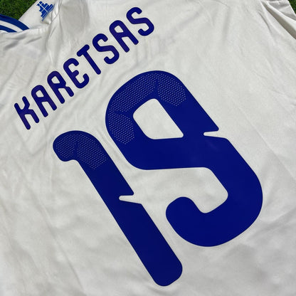 Konstantinos Karetsas Greece 2026 White Football Jersey