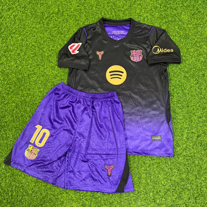 Lamine Yamal #10 Barcelone Nouvelle Saison Maillot Extérieur Enfant Trikot Maillot Football