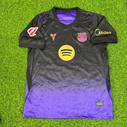 Lamine Yamal #10 Barcelone Nouvelle Saison Maillot Extérieur Enfant Trikot Maillot Football