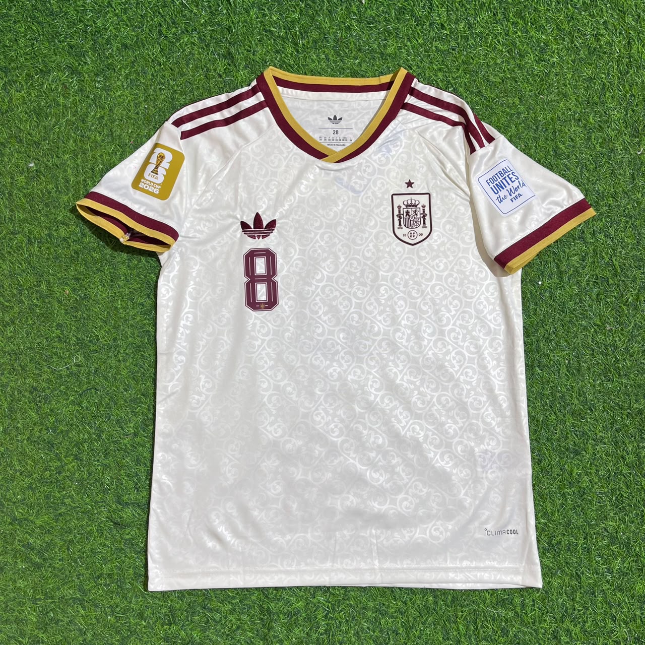 Fabian Ruiz Spain 2026 World Cup Kids Away Football Jersey