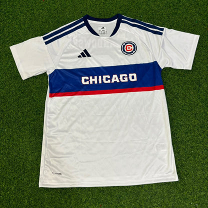 Robert Lewandowski Chicago Fire FC 2026-2027 White New Season Soccer Kit Jersey