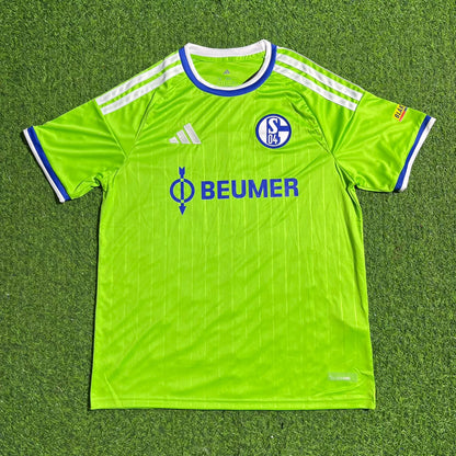 Adil Aouchiche #24 Schalke 04 New Season 2027 Home Jersey Trikot Maillot
