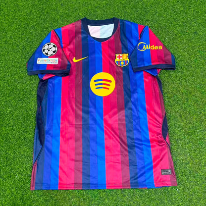 Rodri #16 Barcelona 2027 New Season Champions League Patch Home Jersey Trikot Maillot Soccer Shirt