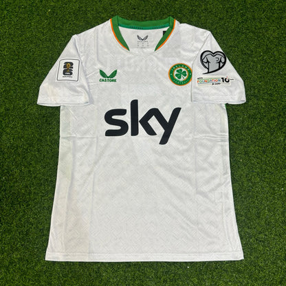 Troy Parrott Irland WM-Qualifikation 2026 Weißes Fußballtrikot der neuen Saison