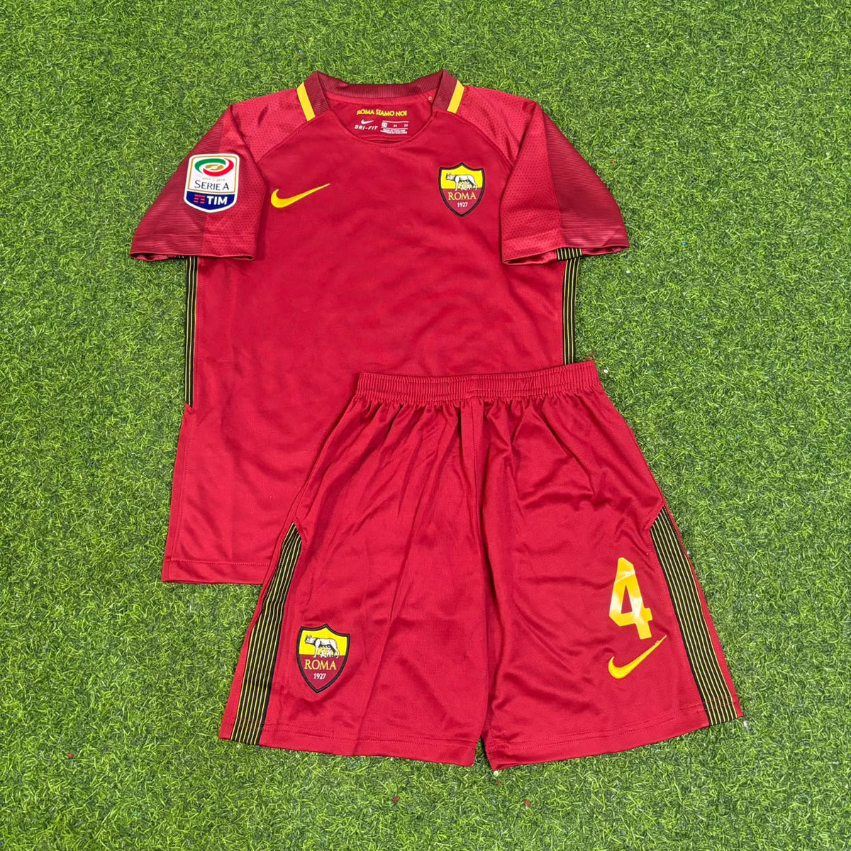 Radja Nainggolan 2016-2017 Season Kids Retro Football Jersey