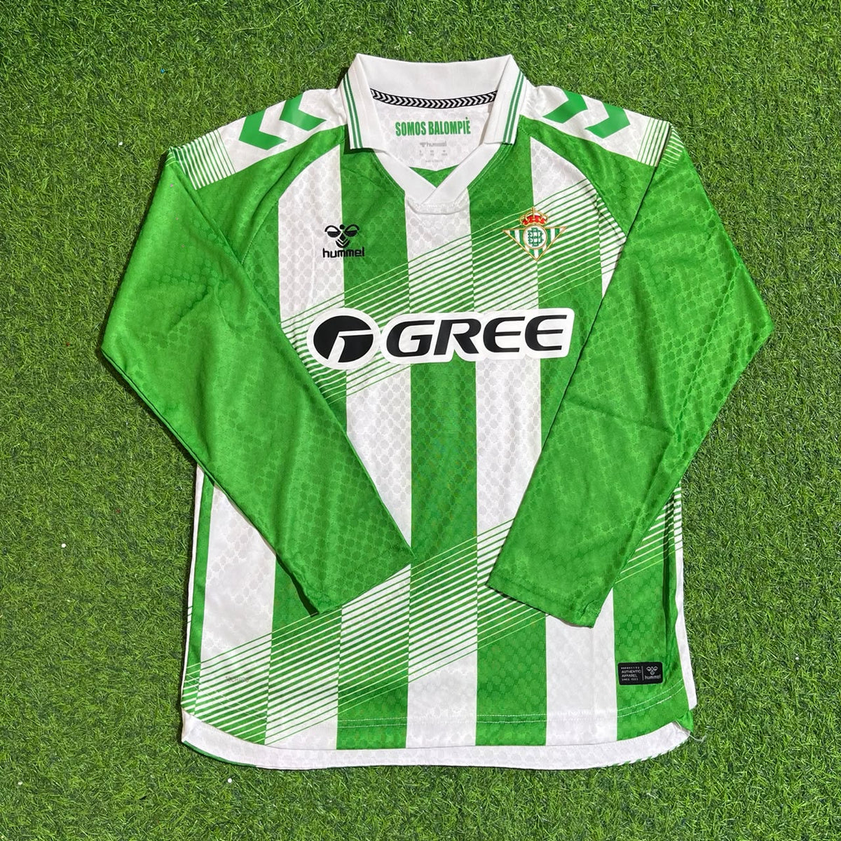 Troy Parrott Real Betis 2027 Home New Season Green White Long Sleeve Football Jersey Trikot Maillot