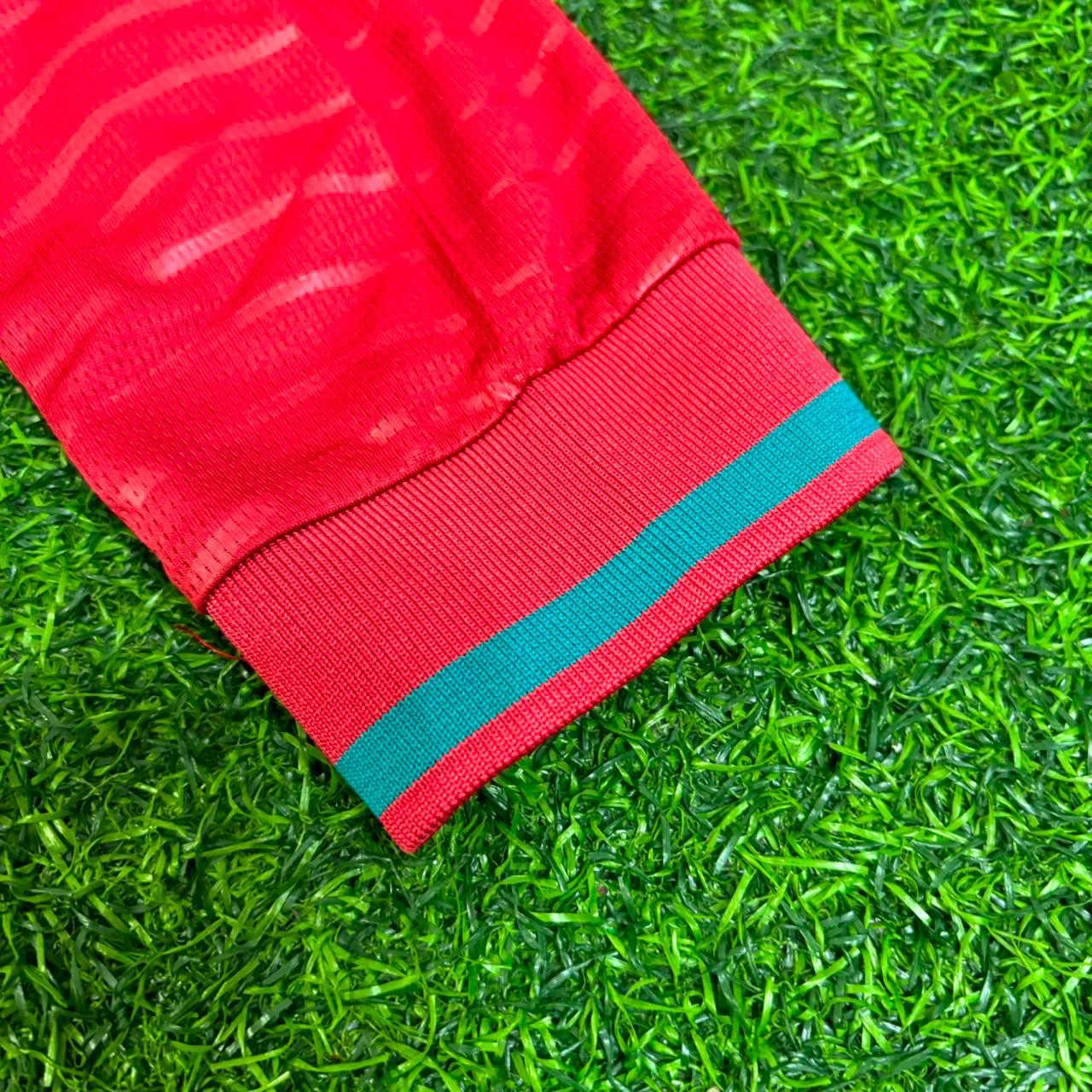 Cristiano Ronaldo Portugal 2026 Red Home New Season Long Sleeve Football Jersey