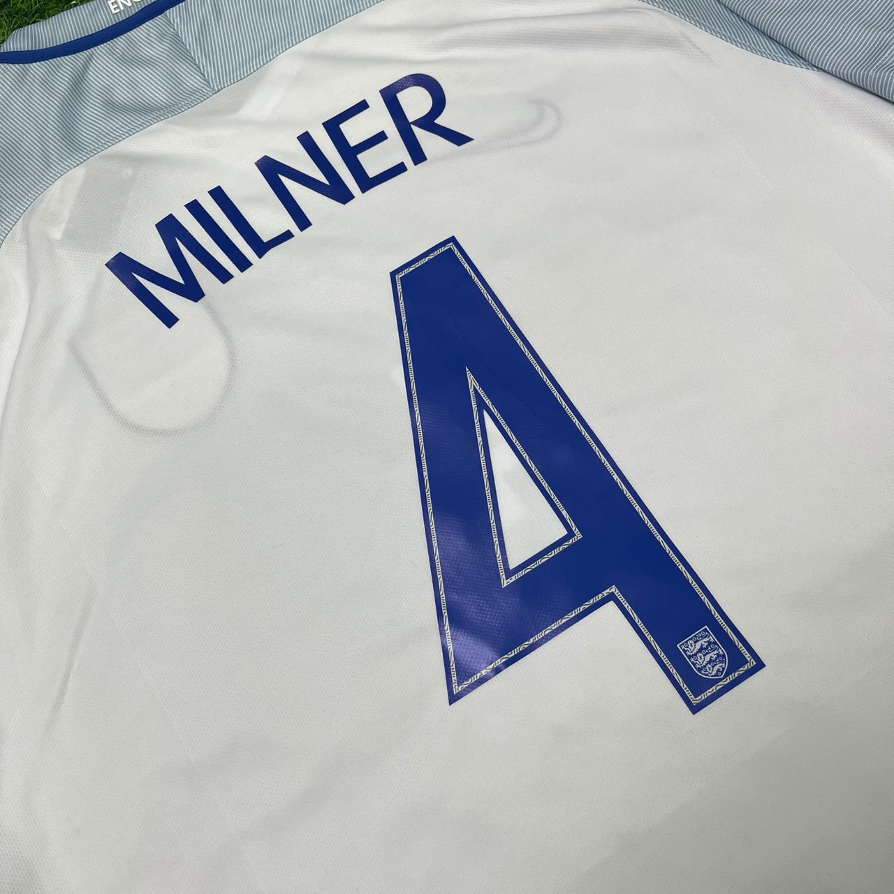 James Milner #4 England Euro 2016 Home Retro Jersey