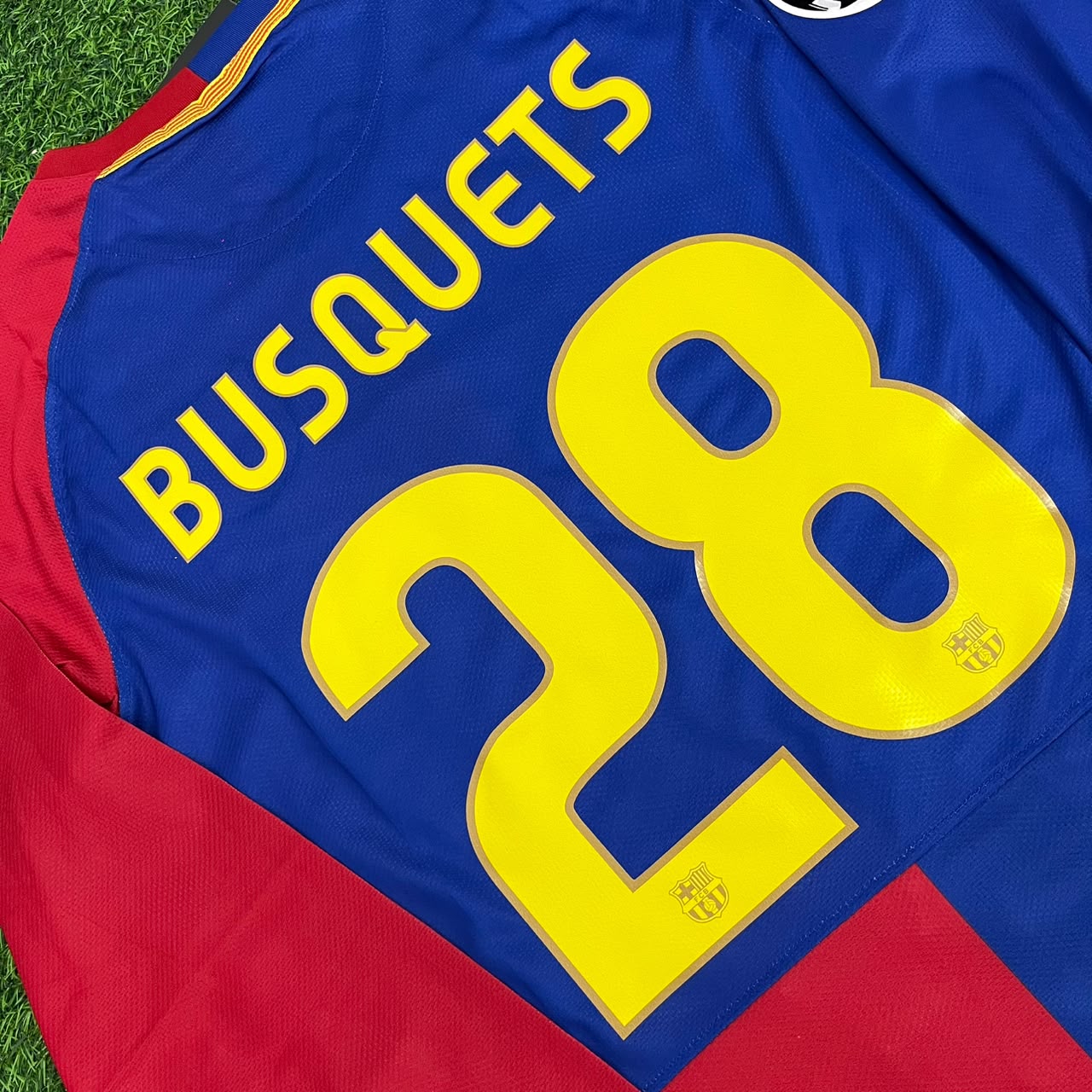 Sergio Busquets Barcelona 2009 Champions League Final Retro Jersey
