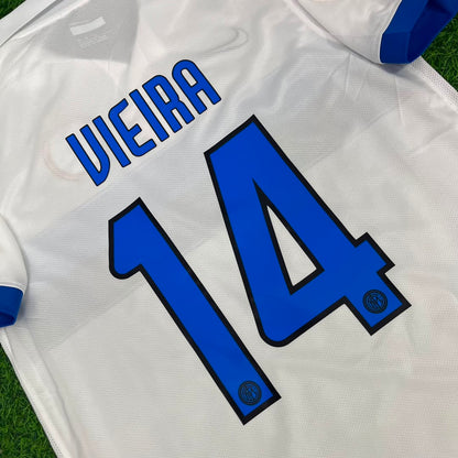 Patrick Vieira Inter 2009/2010 White Retro Football Jersey