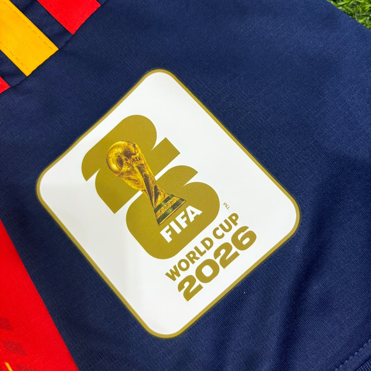 Pau Cubarsi #22 Spain 2026 World Cup Home Football Jersey