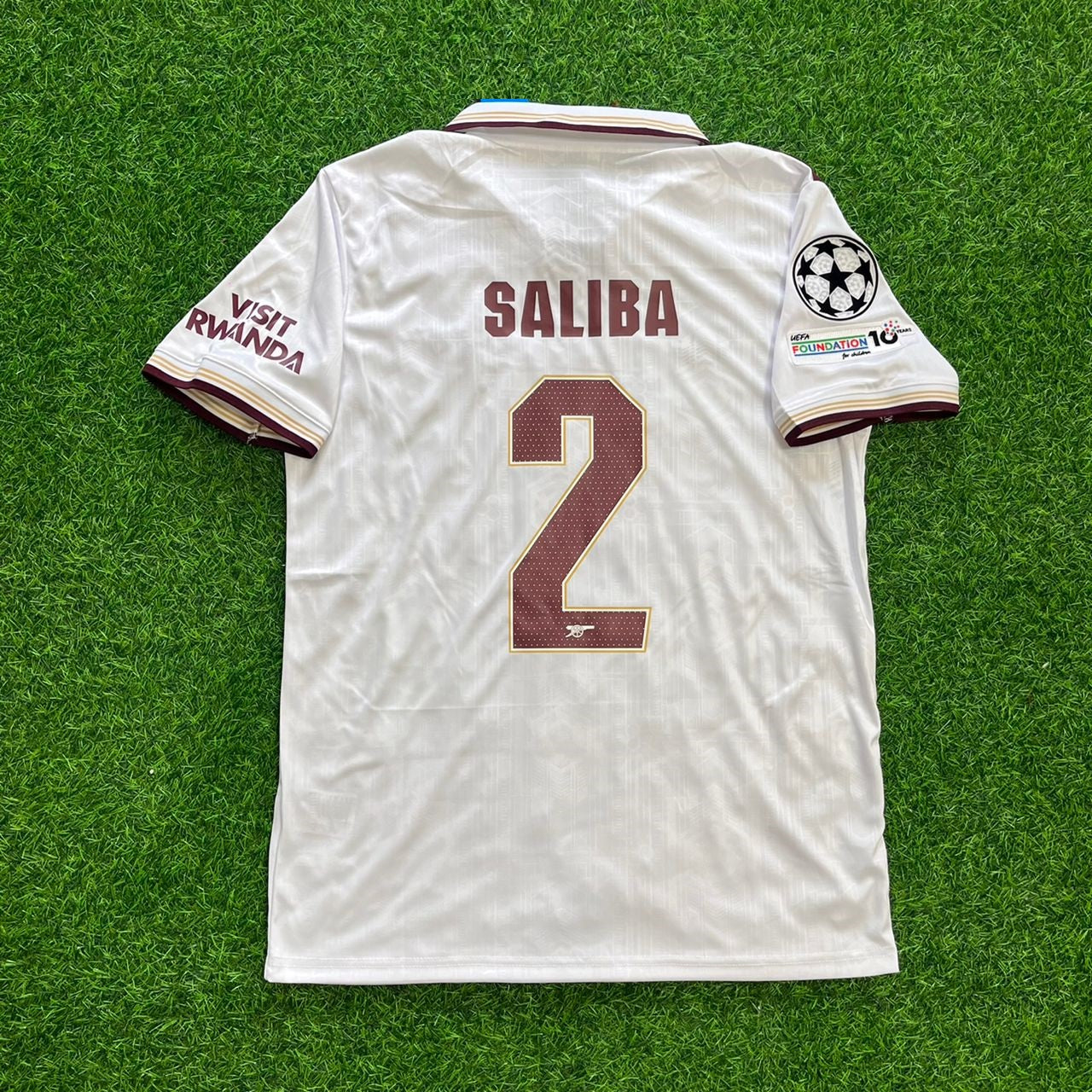 William Saliba Arsenal Away New Season 2026 Jersey Kit