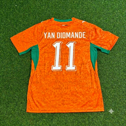 Yan Diomande Ivory Coast World Cup 2026 Football Jersey Trikot Maillot