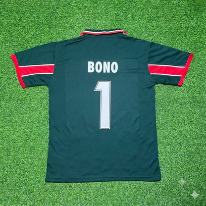 Yassine Bounou Morocco Goalkeeper Home Retro Football Jersey