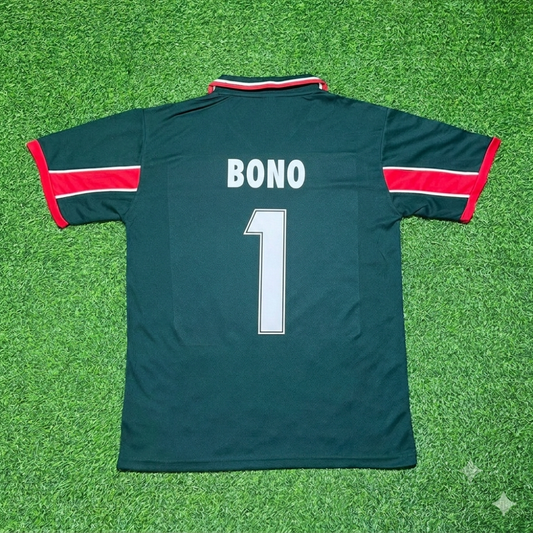 Yassine Bounou Morocco Goalkeeper Home Retro Football Jersey