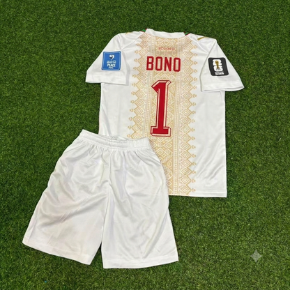 Yassine Bounou Morocco Goalkeeper 2026 World Cup Kıds Football Jersey