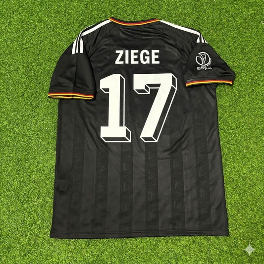 Christian Ziege Germany 2002 World Cup Black Special Retro Football Jersey