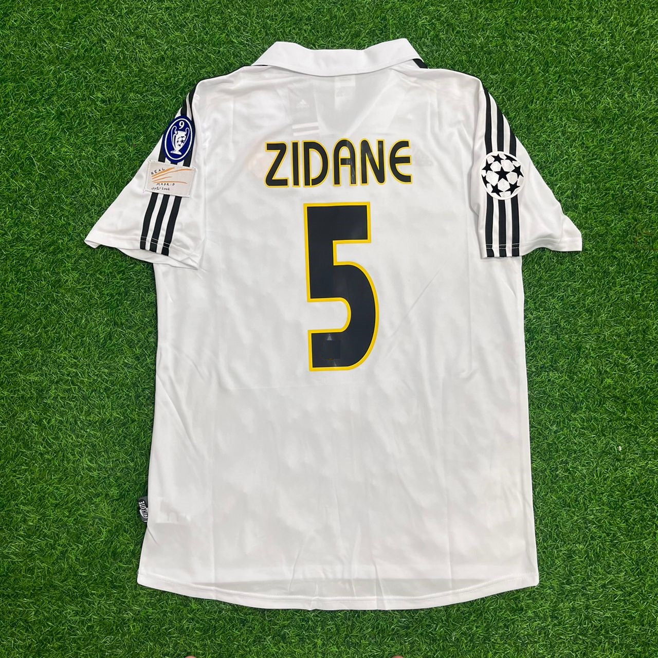 Zinedine Zidane Real Madrid 2003 2004 White Home Jersey Shirt Trikot Maillot